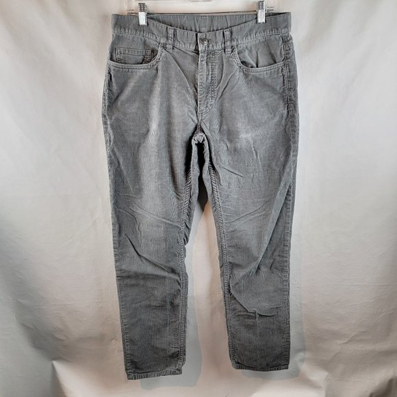Brooks Brothers Pants Mens 34x32 Grey Corduroy Classiccore Outdoors Normcore - Picture 1 of 13